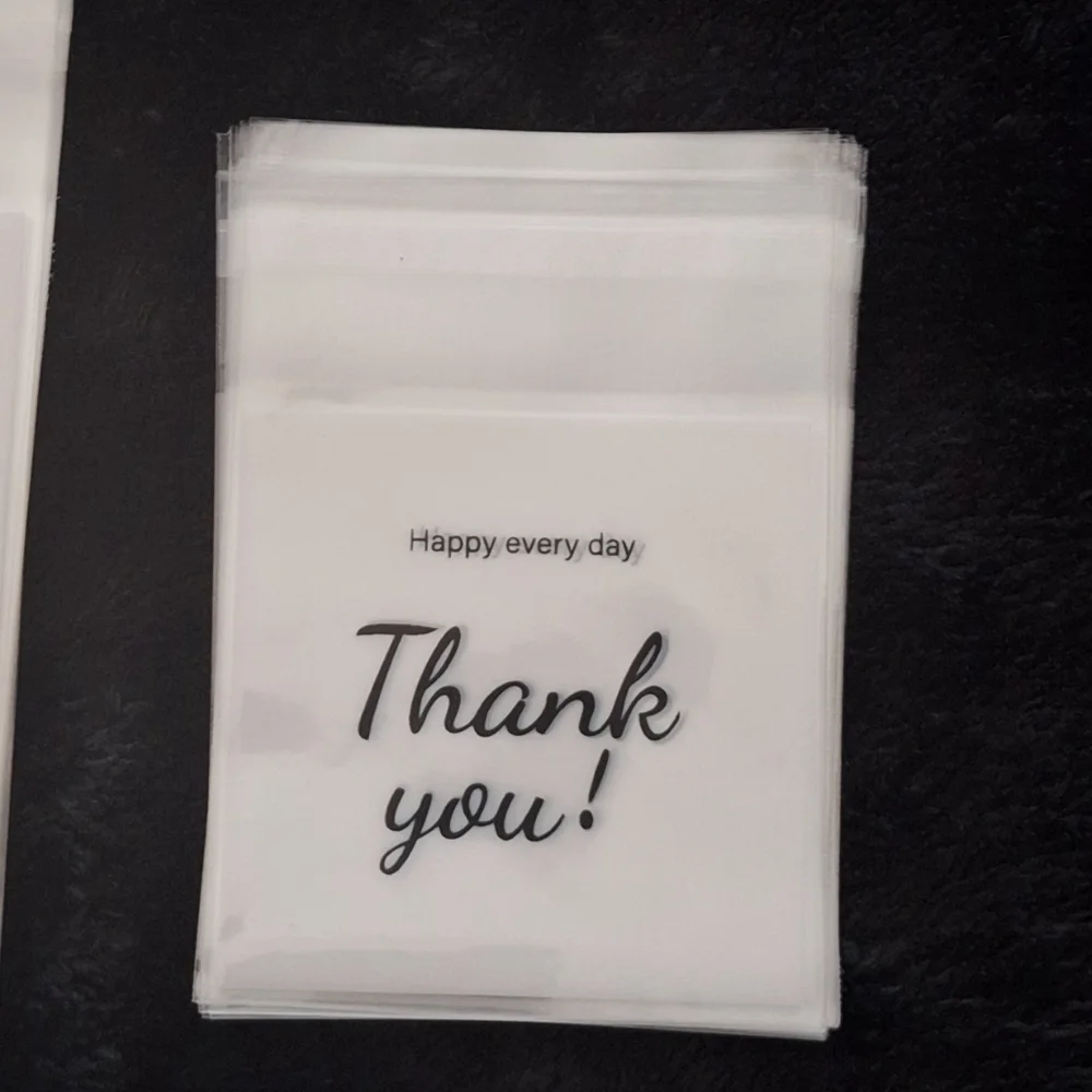40ct. Large and Small Resealable Thank You Bags 20-3x4/20 2x3